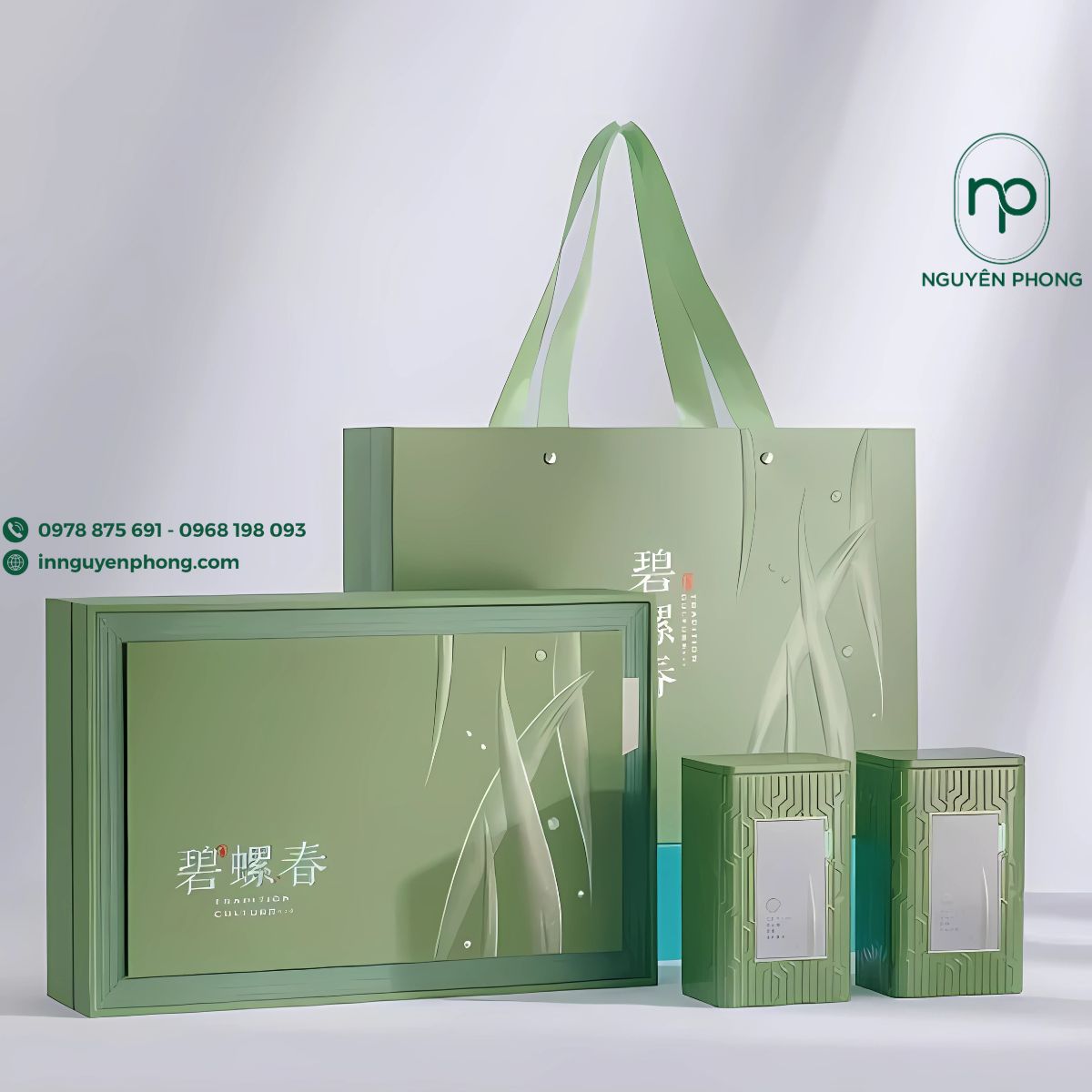 Mẫu túi giấy đựng yến sào sang trọng 